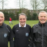 Phil Cook (OWCs) Richard Melvin (Kew Ass) and  Pat Morrisey (Old Sals).