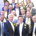 Merton lads at wedding