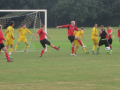 Lenners takes up an interesting position for the keeper.